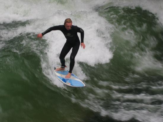 Surfing in Munich